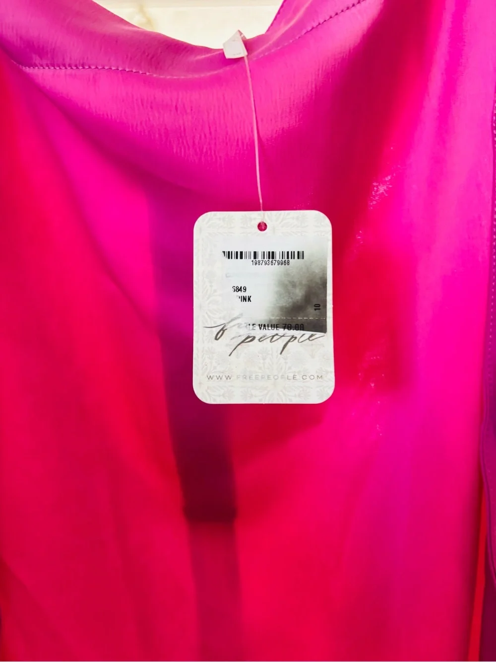 Free People Pink Rosetto Column Maxi Skirt Size 10 - Picture 9 of 10